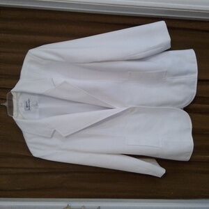 DA-RUE FOR DRAPER'S & DAMON'S CLASSIC WHITE BLAZER, SIZE 14